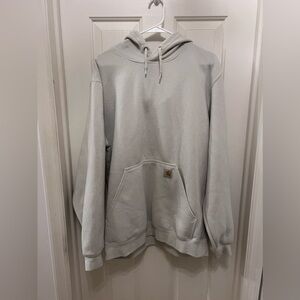 Men’s Carhartt hoodie.  Size large.  Cream color.